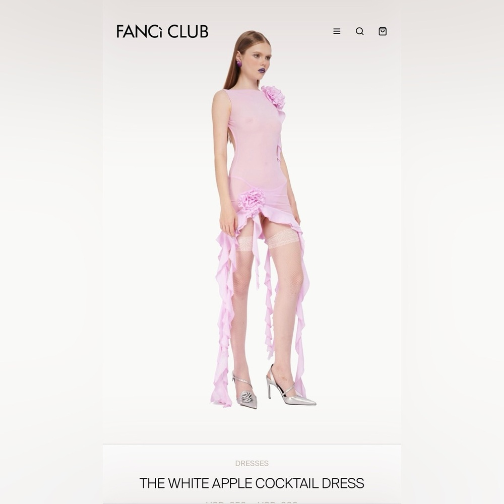 Fanci Club apple cocktail dress